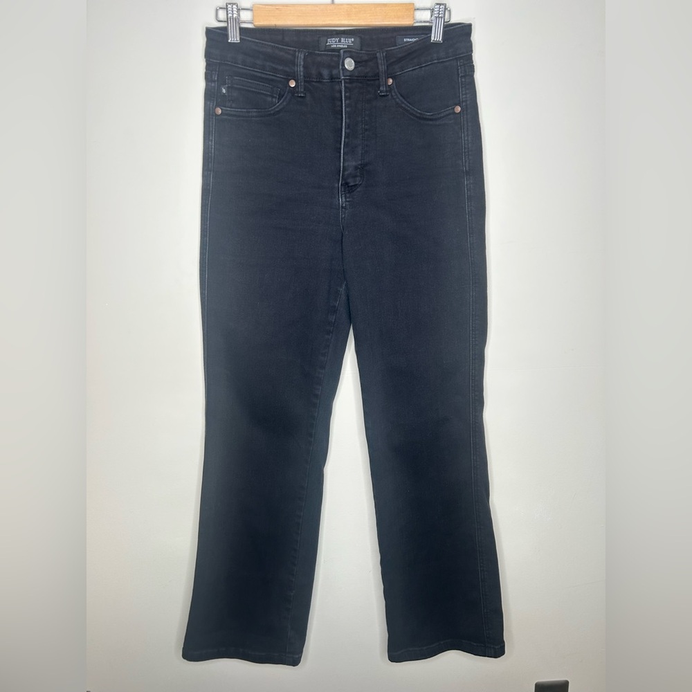 Judy Blue Black Straight Fit Jeans 9/29 Stretch Like New